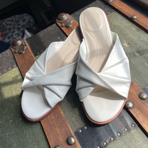 Cole Haan Leather slip-on sandals - Picture 2 of 4